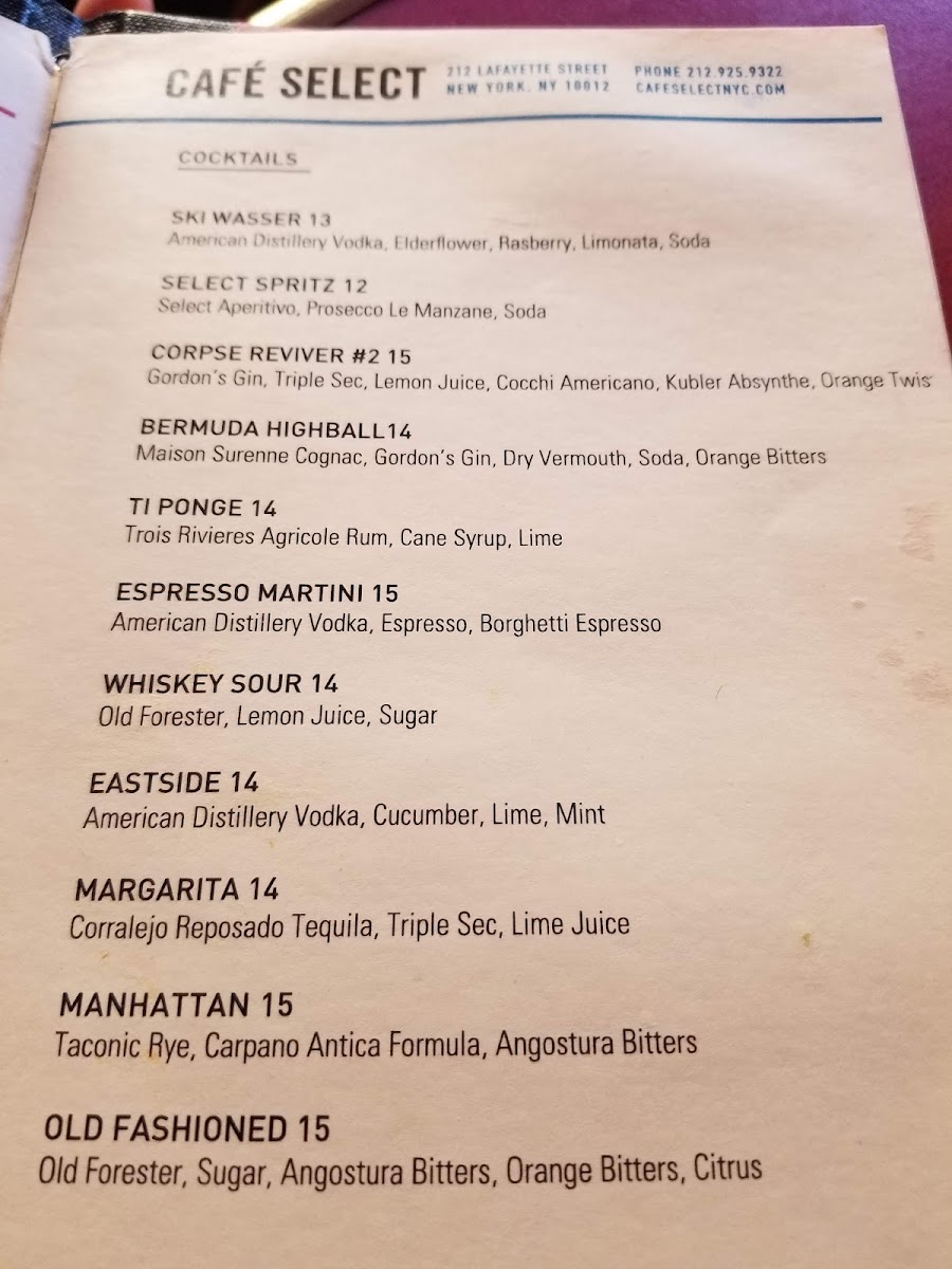 Cafe Select Menu - Image 6
